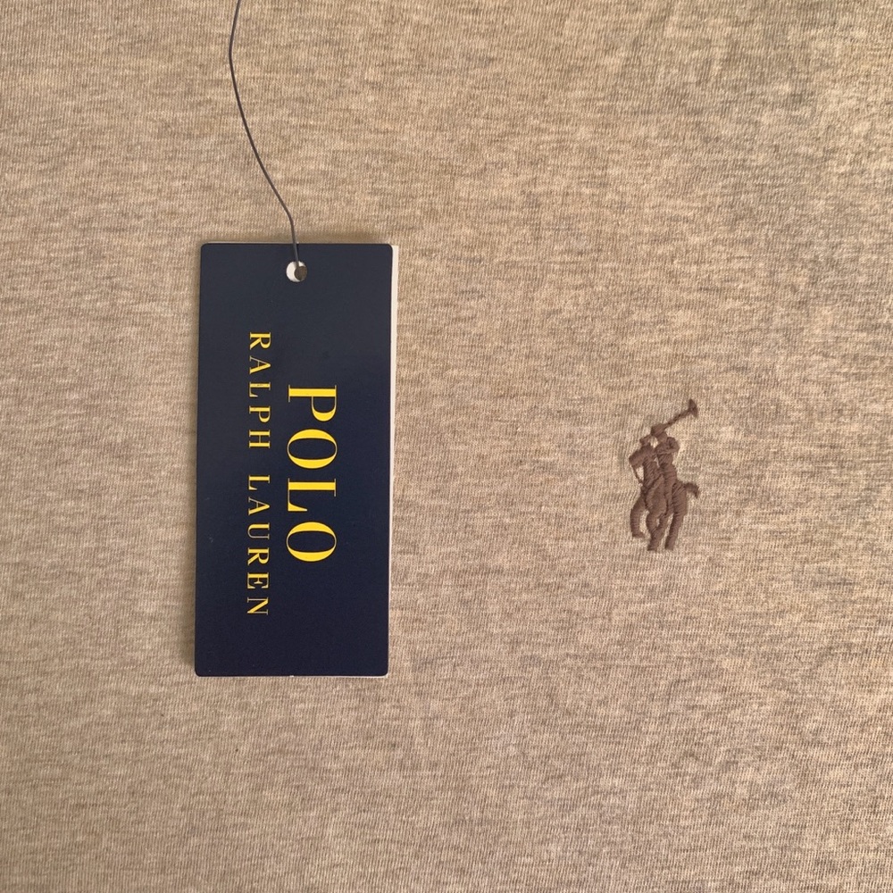 POLO RALPH LAUREN Jersey Hooded Long Sleeve T Shirt –100% Cotton Tee – MEDIUM - Picture 4 of 5